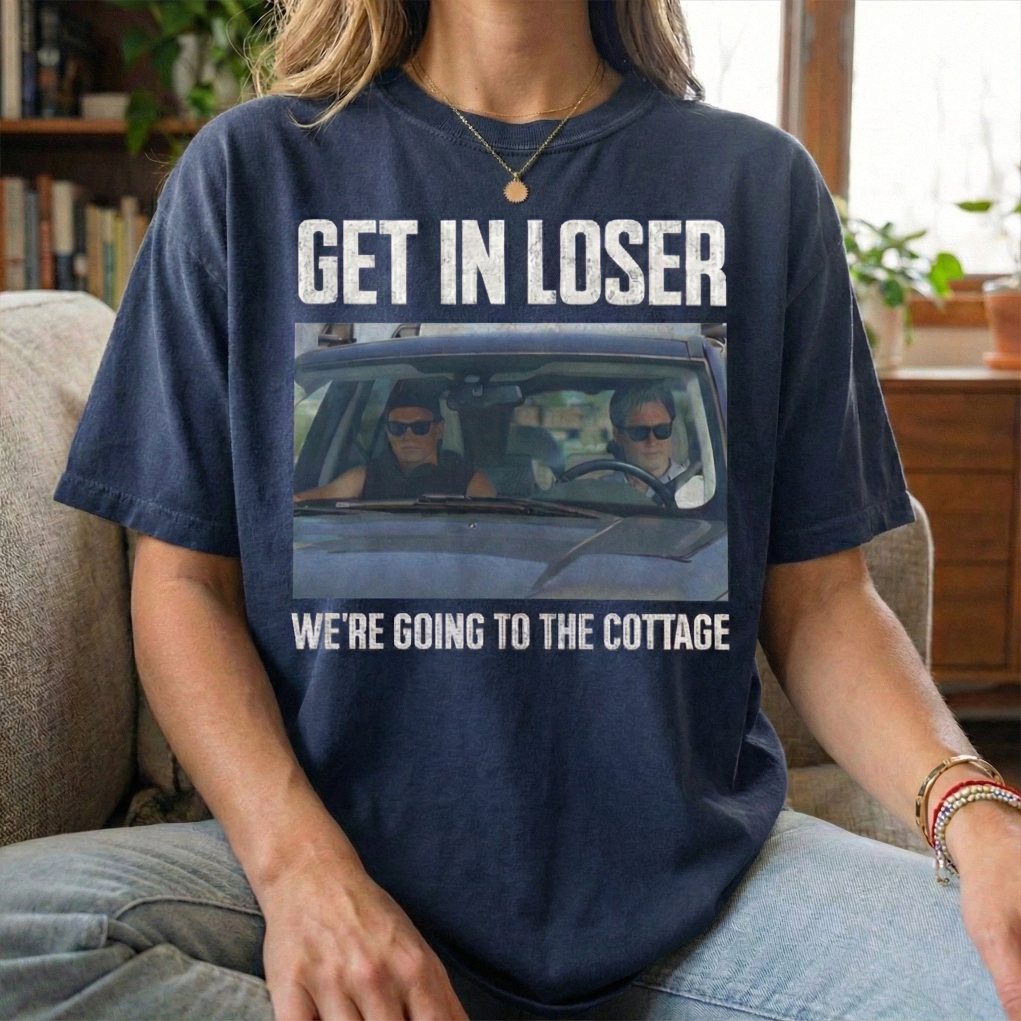 Get In Loser We’re Going To The Cottage Shirt, Unisex Vintage Graphic, Heated Rivalry Inspired
