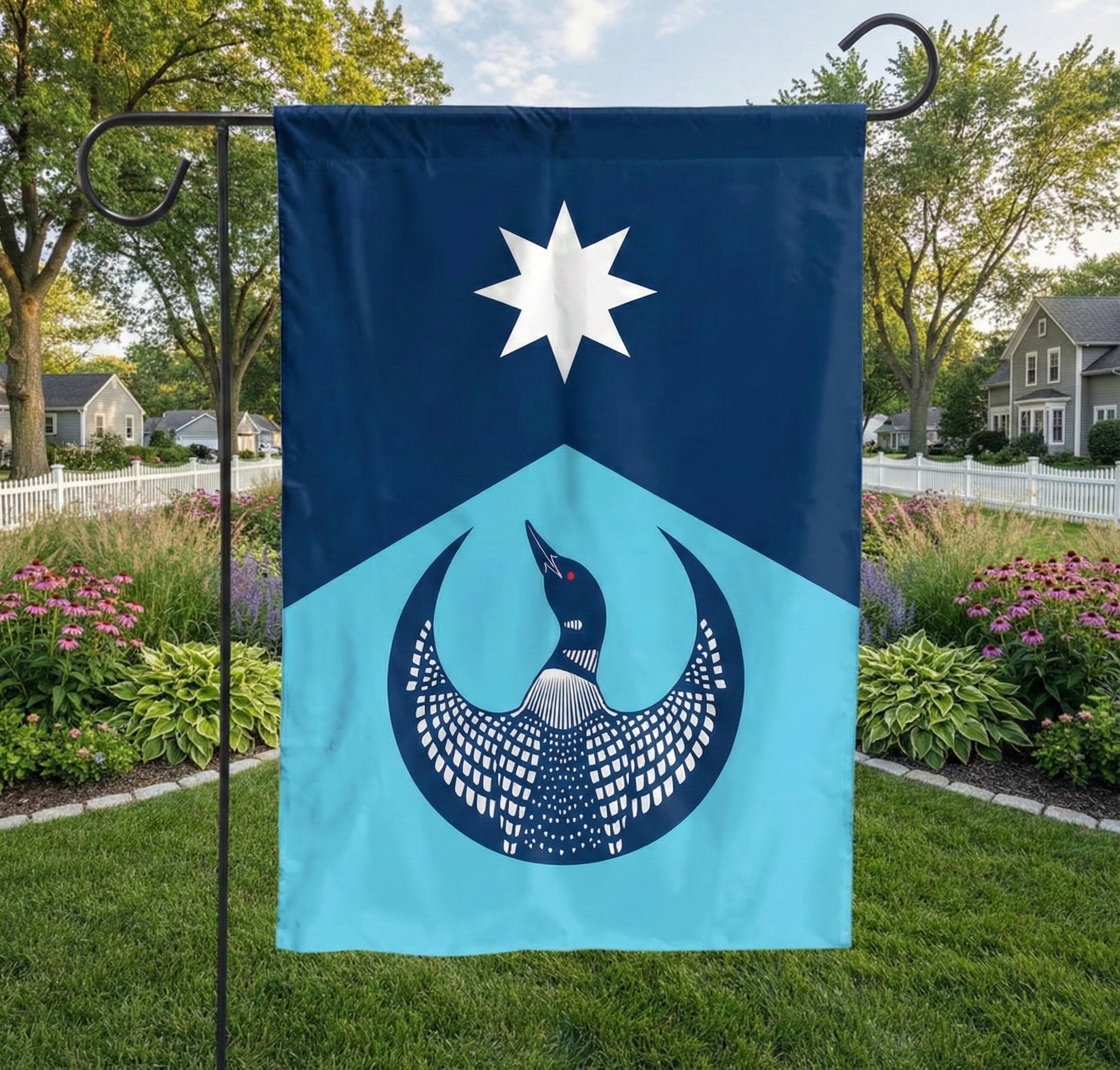 Garden Flag Minnesota Loon – Outdoor Rebel Resistance Banner