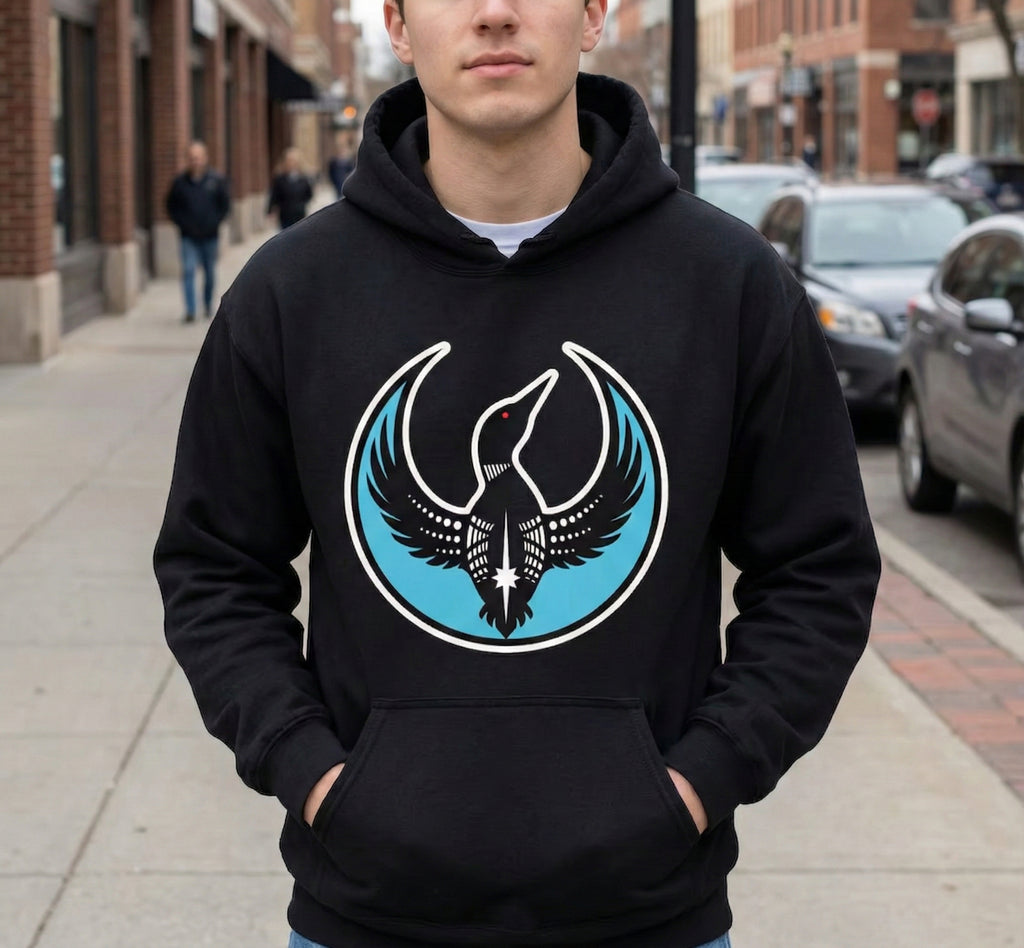 Minnesota Rebel Alliance Loon Emblem Hoodie – Officially Licensed Tee