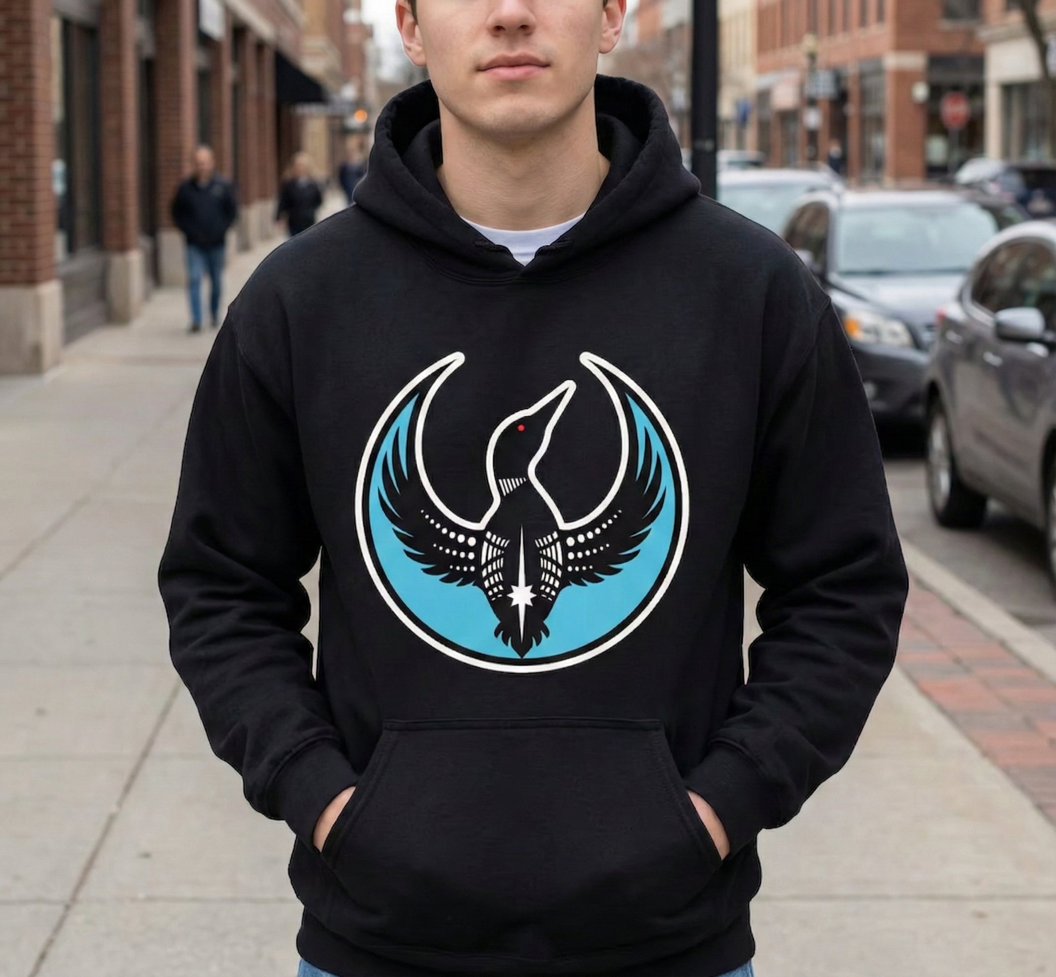 Minnesota Rebel Alliance Loon Emblem Hoodie – Officially Licensed Tee