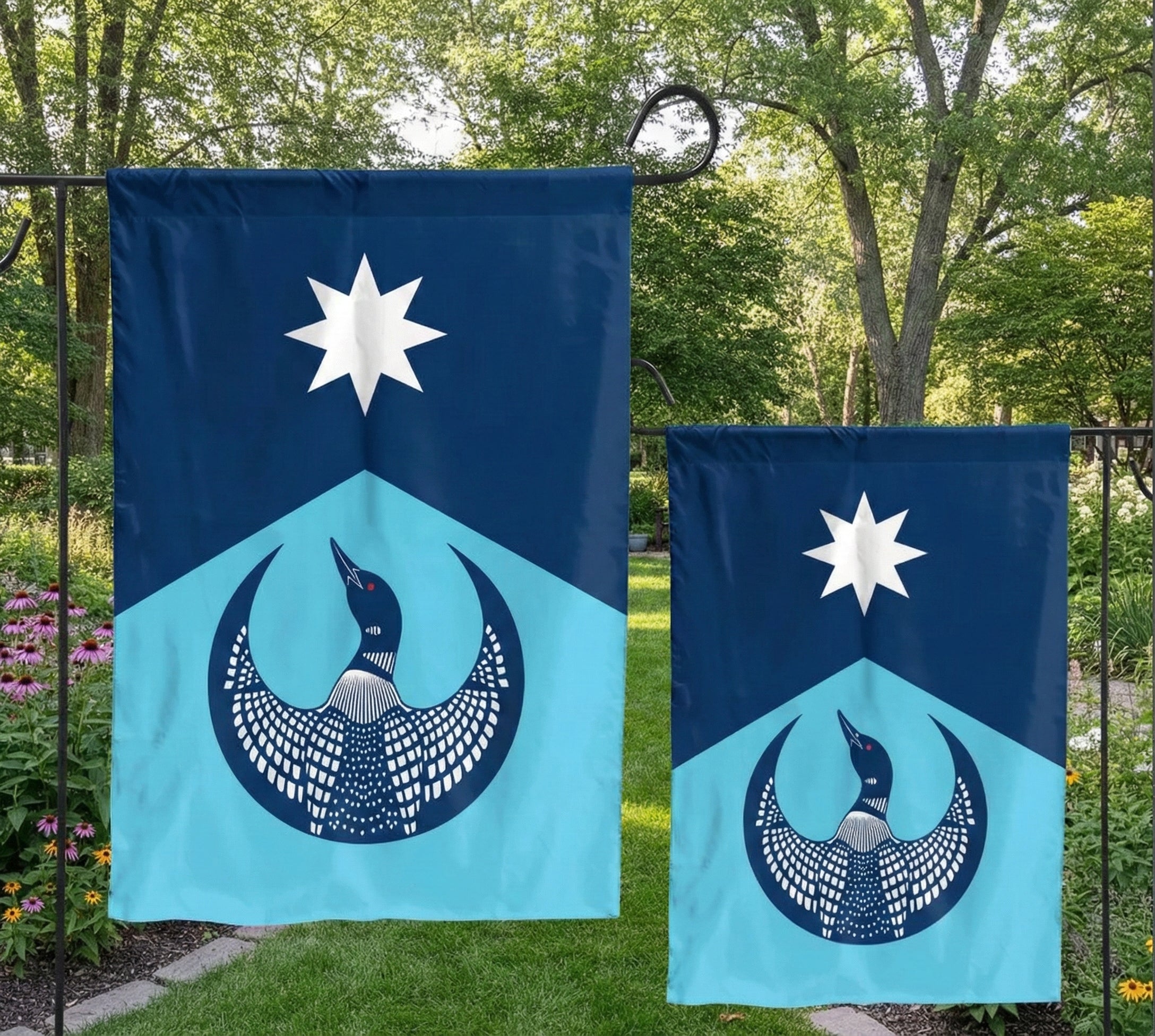 Garden Flag Minnesota Loon – Outdoor Rebel Resistance Banner