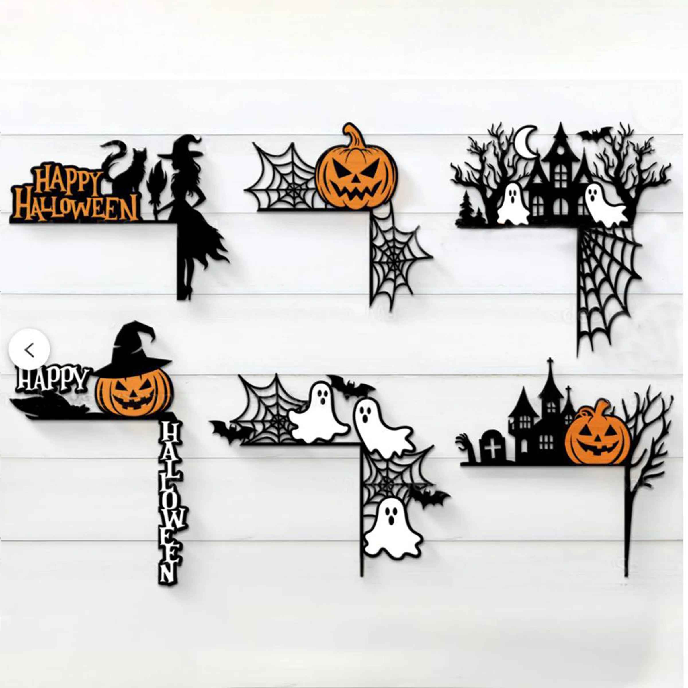Halloween Wooden Door Lintel Decor, Halloween Decorations, Holiday Door Top Ornament, Indoor Halloween Decorations