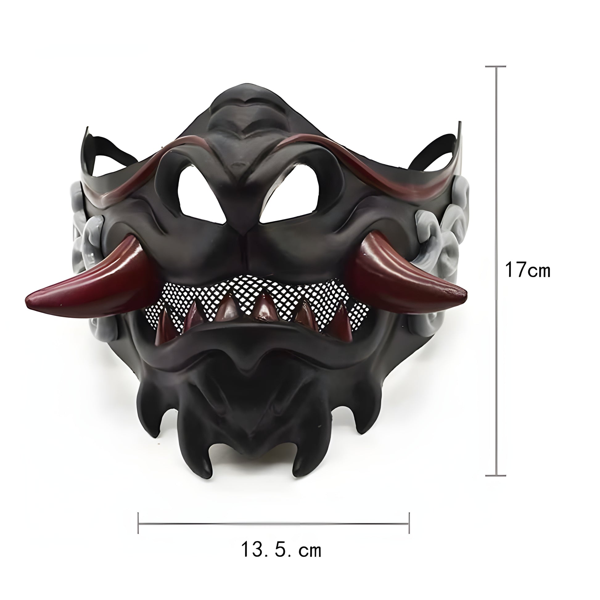 Halloween Japanese Samurai Ghost Mask, Scary Mask, Horror Role Play, Prajna Killer Cosplay, Thick Halloween Mask, Halloween Costume Ideas