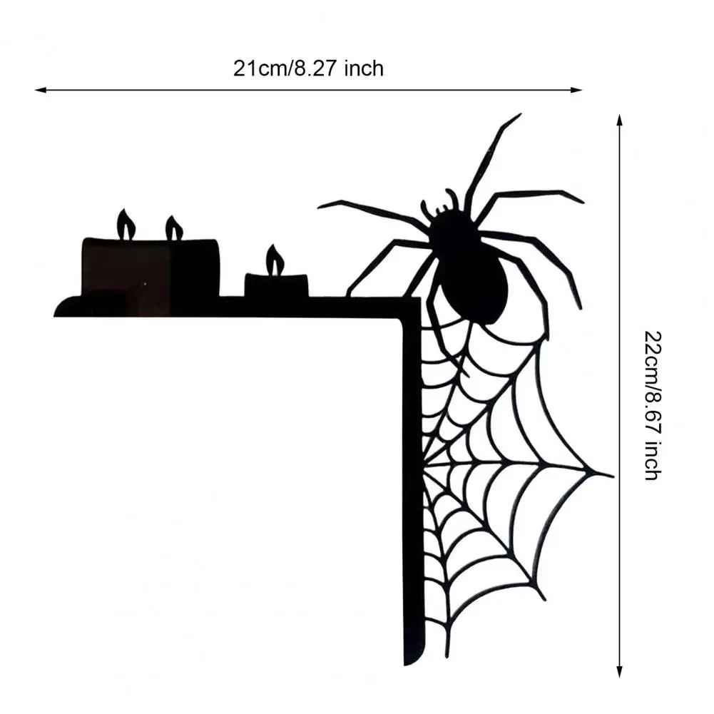 Halloween Home Decor, Halloween Door Corner Sign, Double-Sided Metal Door Frame Sign, Spooky Halloween Decor, Door Angle Sign for Halloween Room Decoration