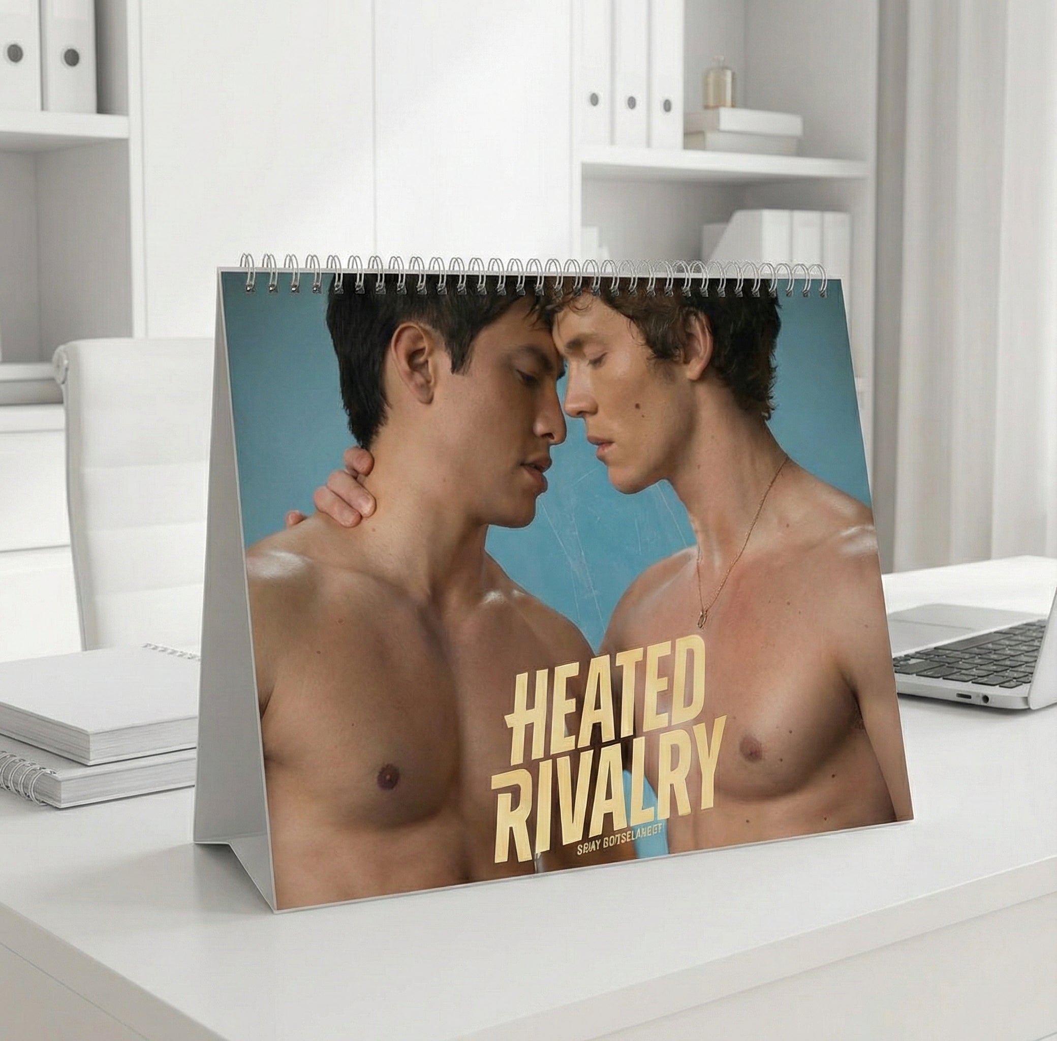 Heated Rivalry 2026 Calendar, LGBTQ Romance Art Wall Calendar, Male Aesthetic Fan Gift