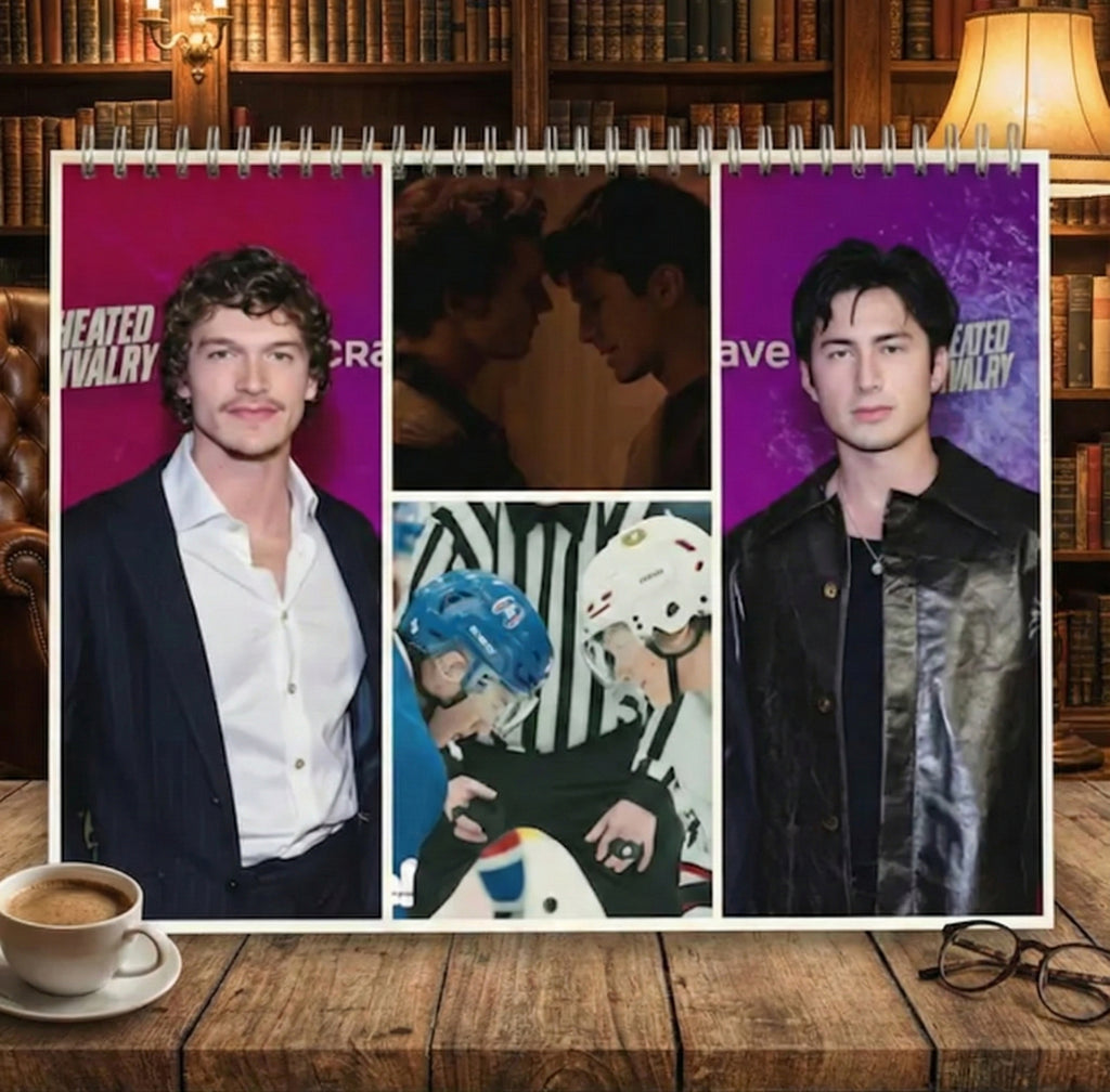 Heated Rivalry 2026 Wall Calendar – LGBTQ Romance Art, Male Aesthetic Fan Gift