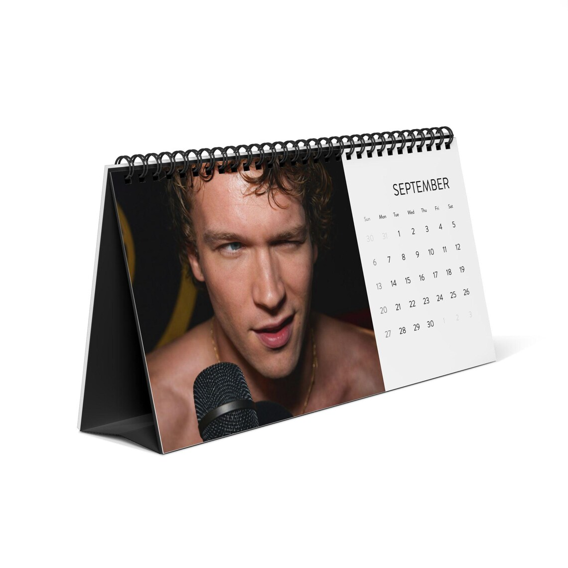 Heated Rivalry 2026 Desktop Calendar – Monthly Desk Calendar with 2026 Grid, LGBTQ Lovers Art Calendar