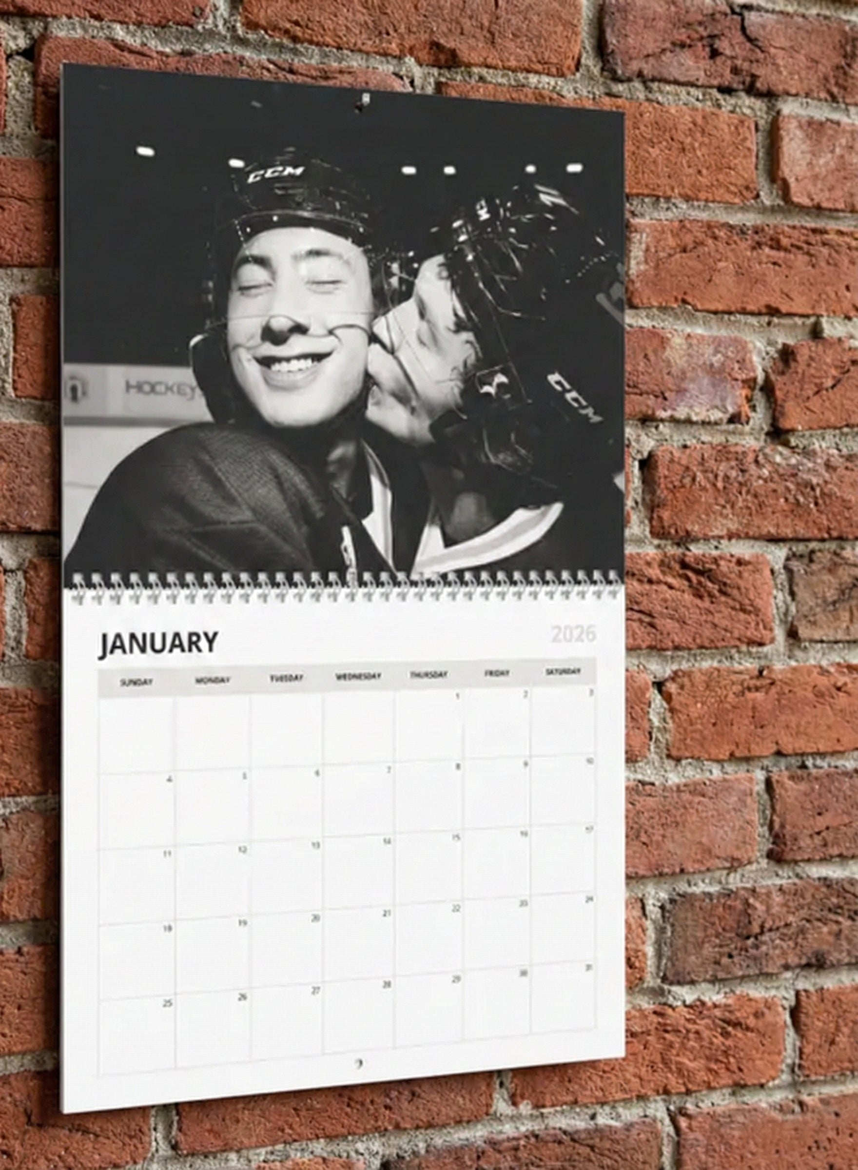 Heated Rivalry Calendar 2026, Hockey Romance LGBTQ Calendar, Hollander Rozanov Fan Gift