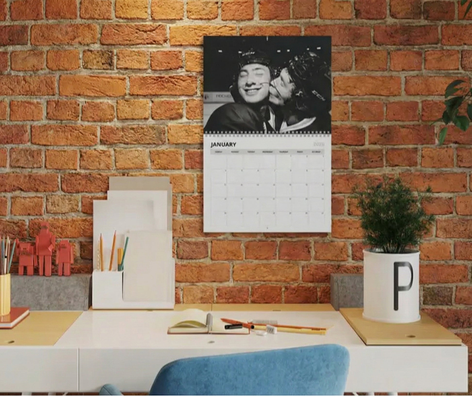 Heated Rivalry Calendar 2026, Hockey Romance LGBTQ Calendar, Hollander Rozanov Fan Gift