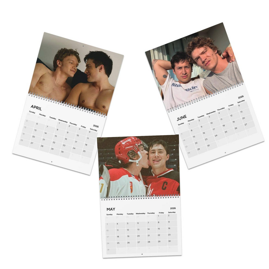 Heated Rivalry 2026 Wall Calendar – Hockey Romance Inspired, BookTok Favorite Wall Calendar