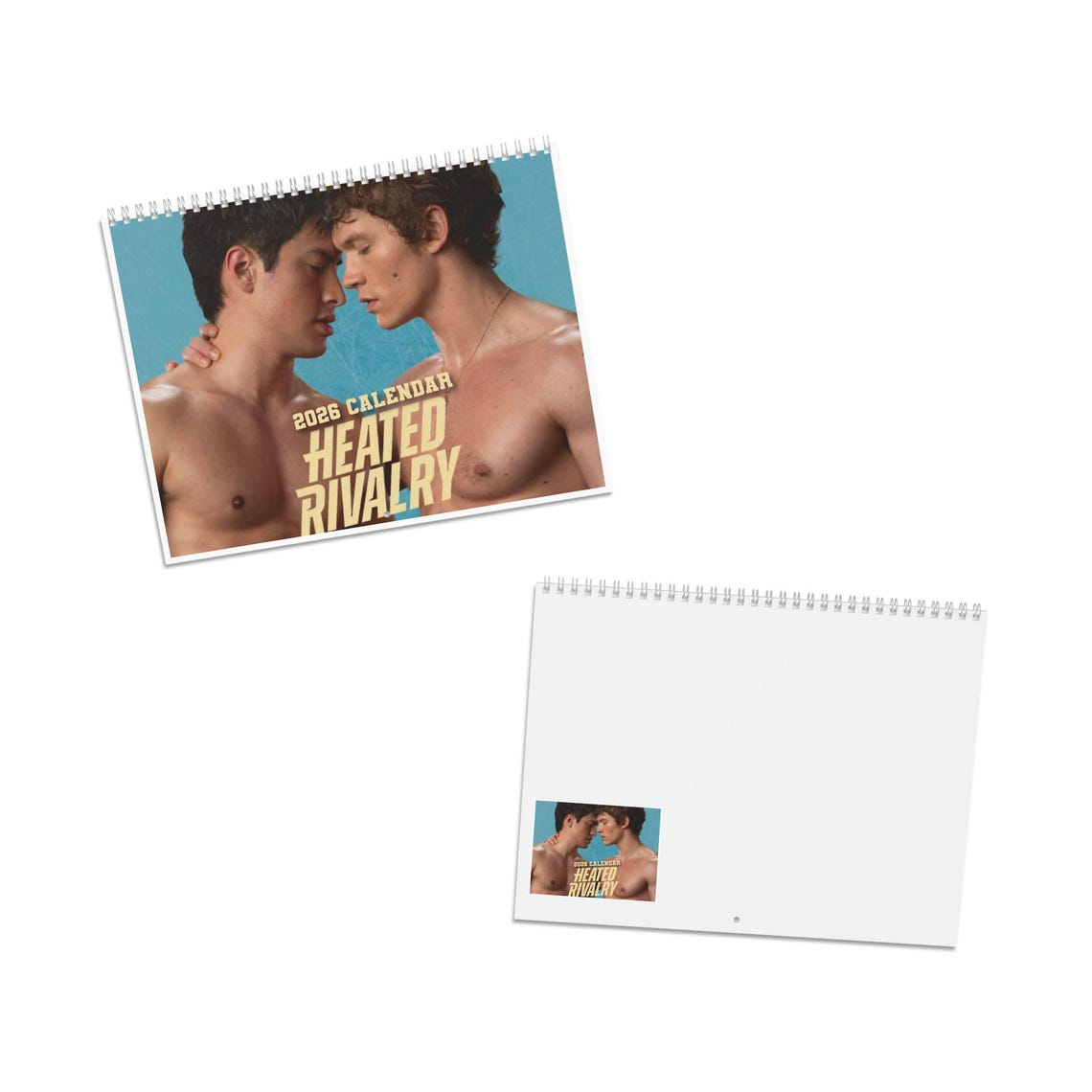 Heated Rivalry 2026 Wall Calendar – Hockey Romance Inspired, BookTok Favorite Wall Calendar