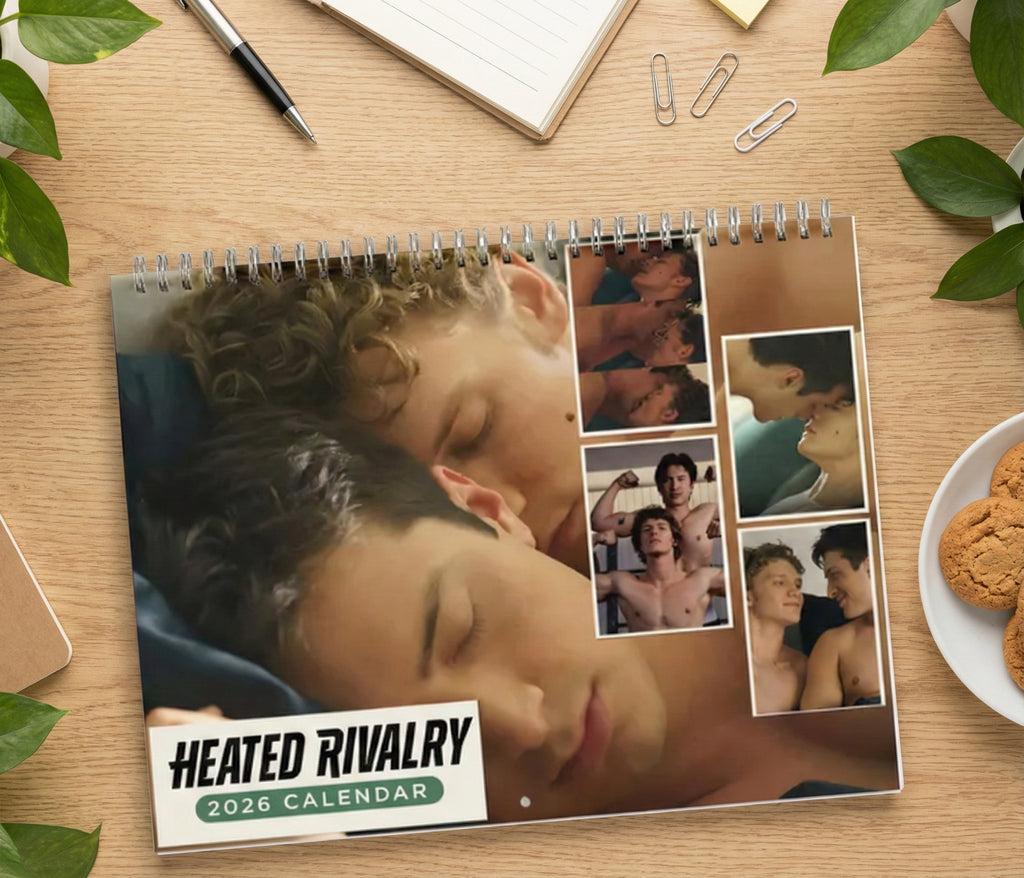 Heated Rivalry 2026 Desk Calendar – Hollander & Rozanov LGBTQ Fan Gift
