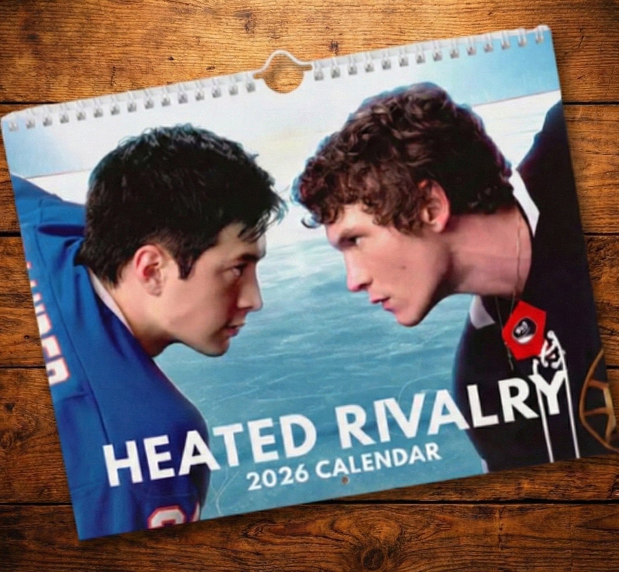Heated Rivalry 2026 Calendar – Hollander & Rozanov LGBTQ Fan Calendar Gift, Wall/Desk Calendar 2026