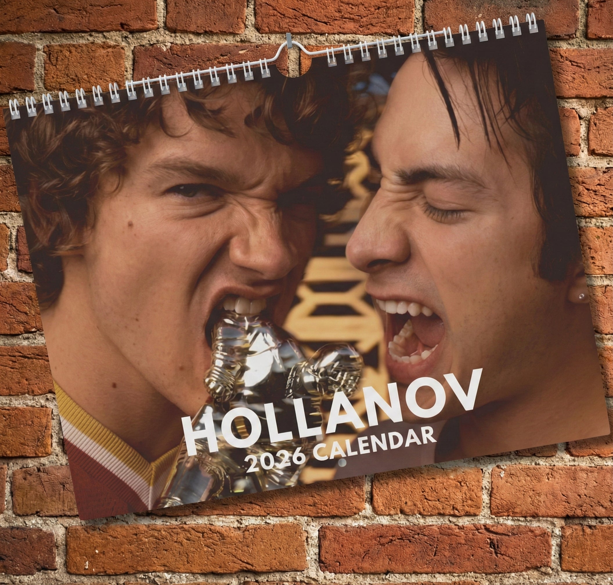 Heated Rivalry Hollanov Wall Calendar 2026 – Hollander & Rozanov Fanfic LGBTQ- Fan Gift