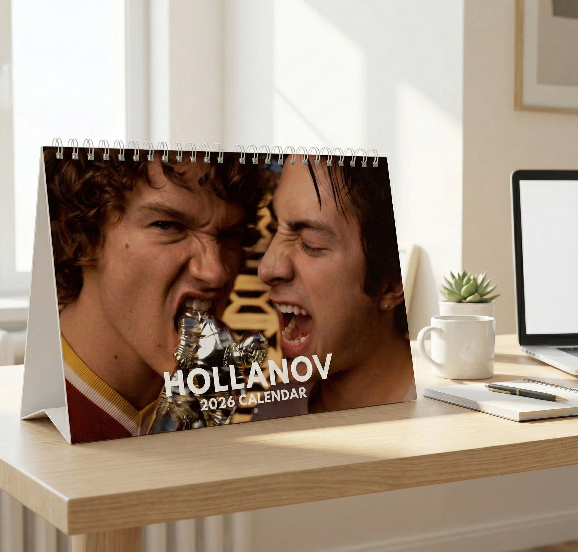 Heated Rivalry Hollanov Wall Calendar 2026 – Hollander & Rozanov Fanfic LGBTQ- Fan Gift