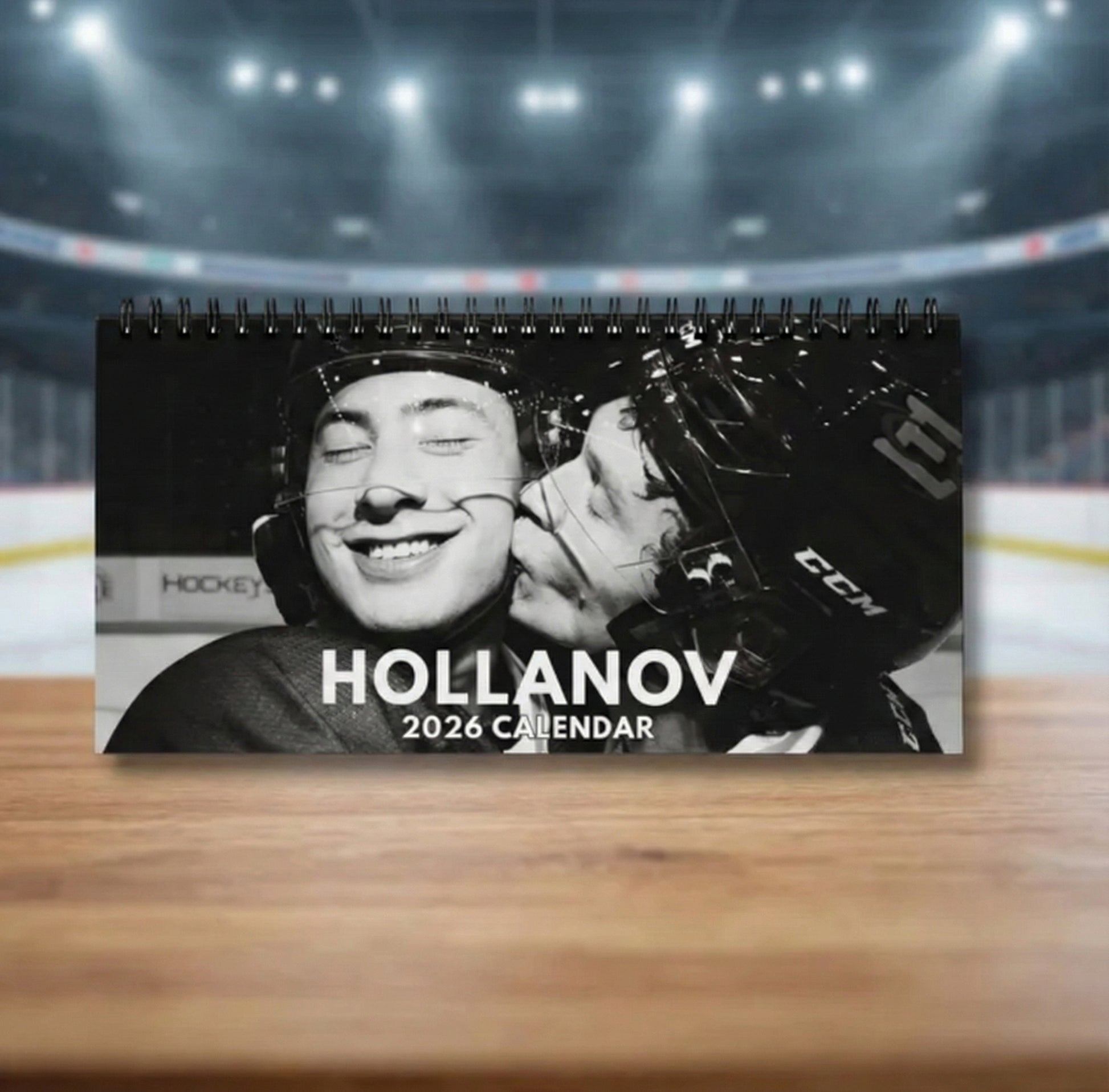 Heated Rivalry Hollanov Desk Calendar 2026, Hollander & Rozanov Fanfic LGBTQ, Fan Gift