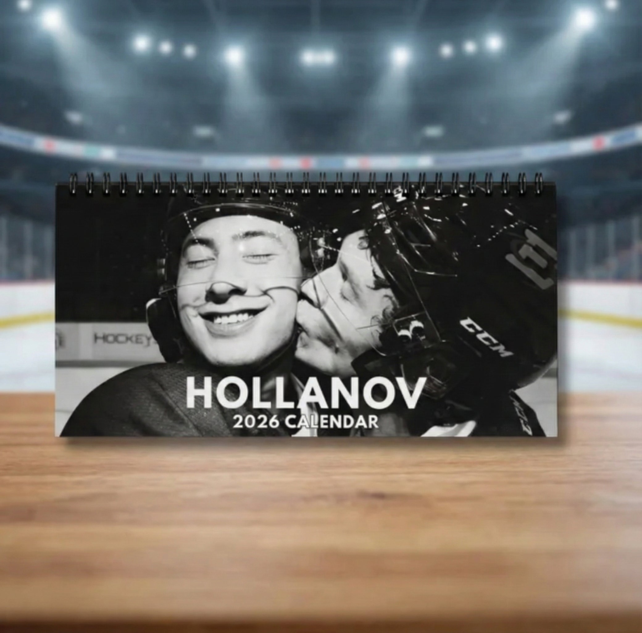 Heated Rivalry Hollanov Desk Calendar 2026, Hollander & Rozanov Fanfic LGBTQ, Fan Gift