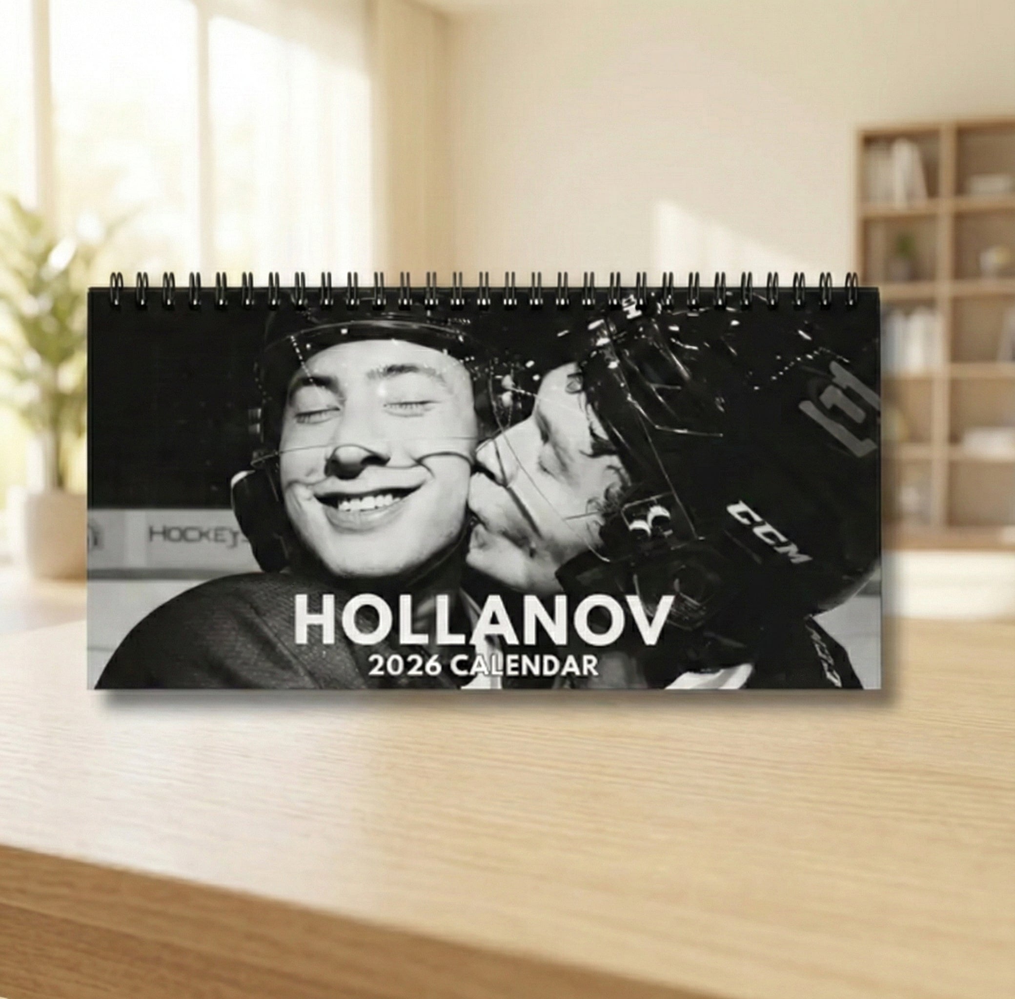 Heated Rivalry Hollanov Desk Calendar 2026, Hollander & Rozanov Fanfic LGBTQ, Fan Gift