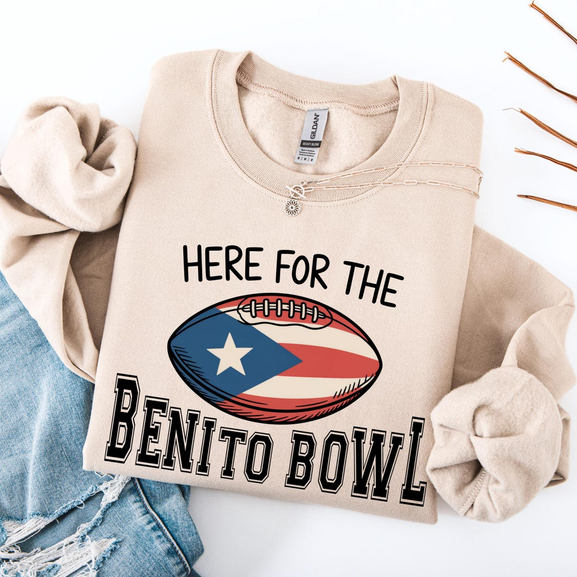 Here For The Benito Bowl Shirt – Football Halftime Show Game Day Tee, Puerto Rican Pride Fan Shirt