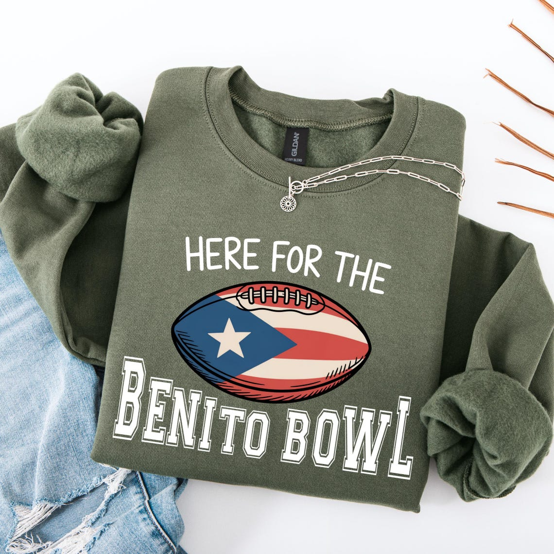 Here For The Benito Bowl Shirt – Football Halftime Show Game Day Tee, Puerto Rican Pride Fan Shirt