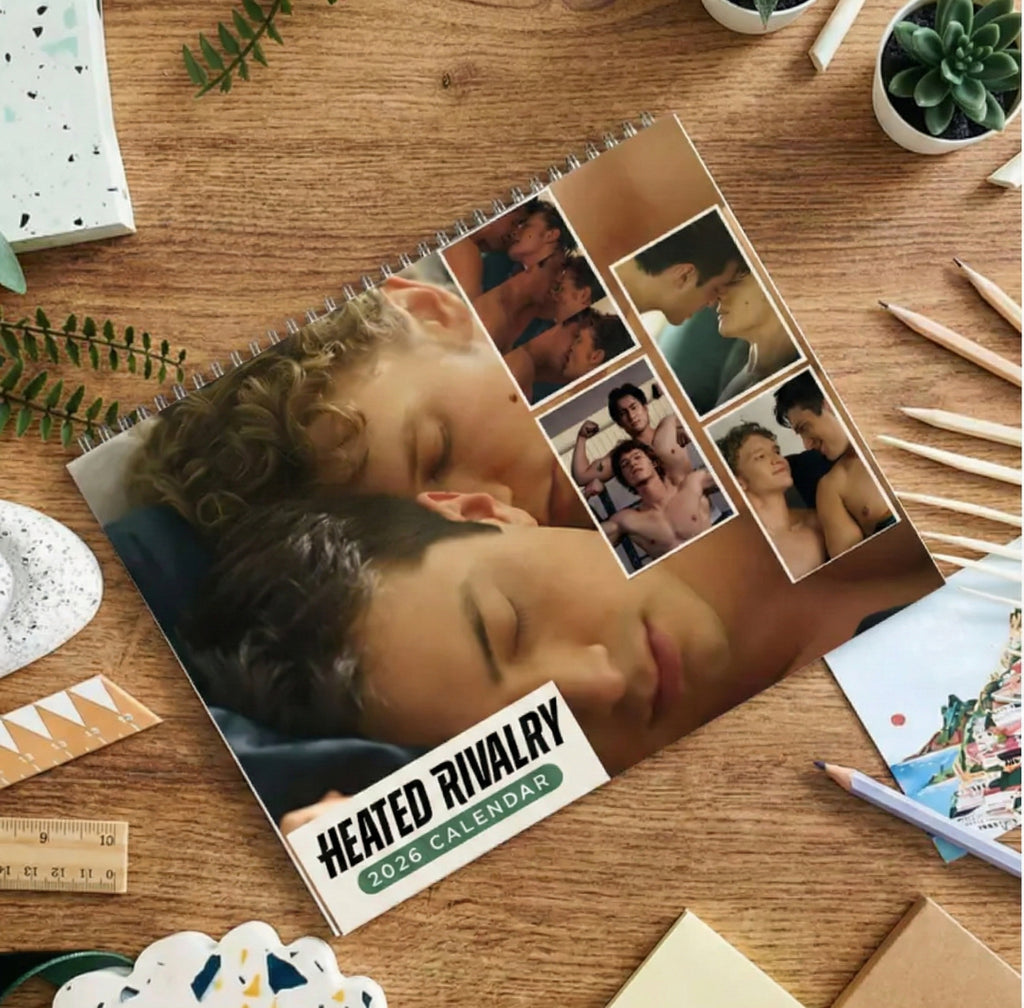 Heated Rivalry Calendar 2026 – Hollander & Rozanov LGBTQ Monthly Planner