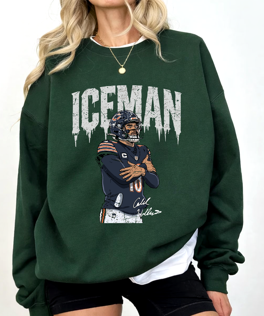 Ice Man Football Shirt, Vintage Quarterback Graphic Tee, American Football Bootleg Style