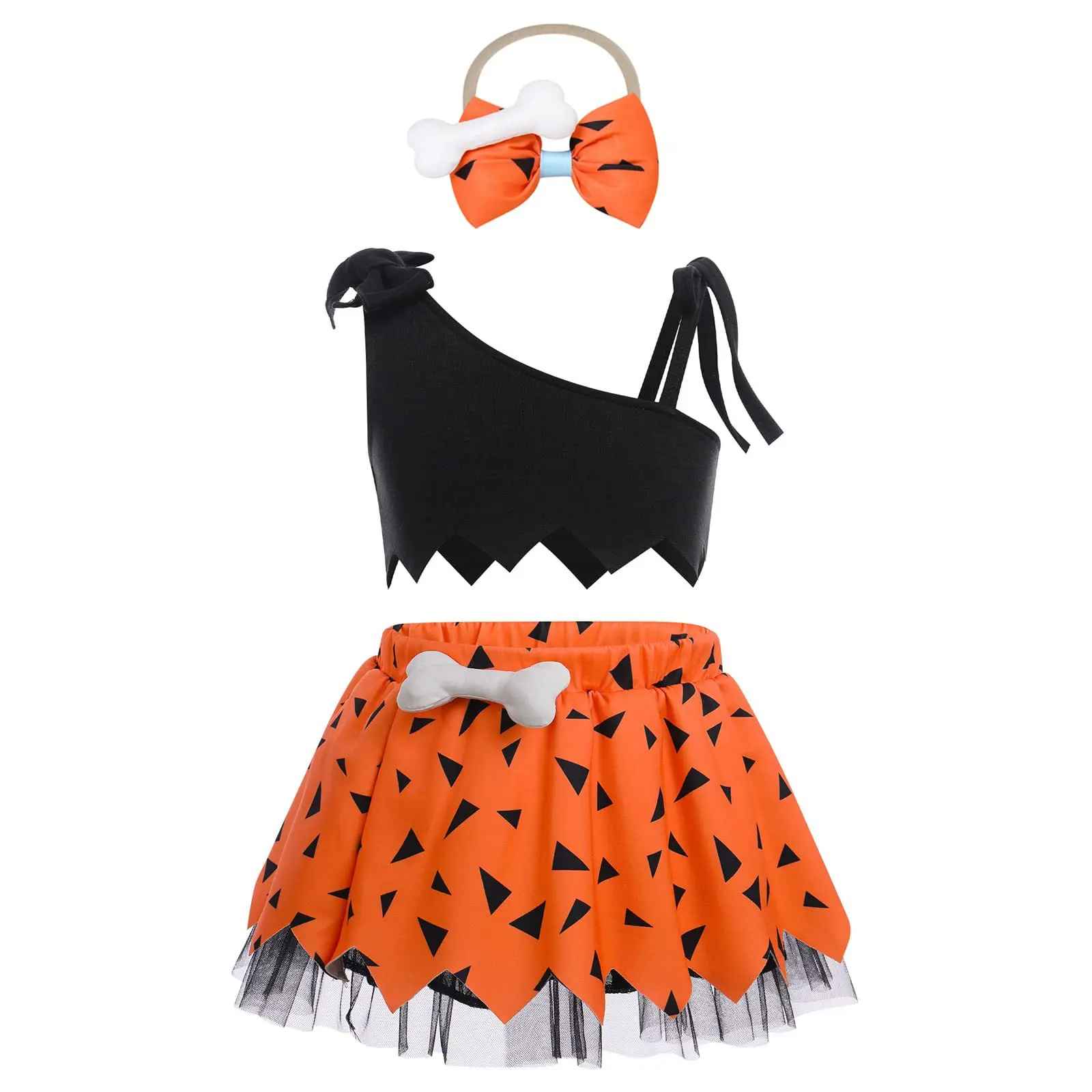 Kids Halloween Costumes, Toddler Costume, Kids Pebble Costume, Bone Stone Fancy Dress Up, Halloween Costume, Kids Caveman Costume, Flintstone Costume, Baby Girl Costume