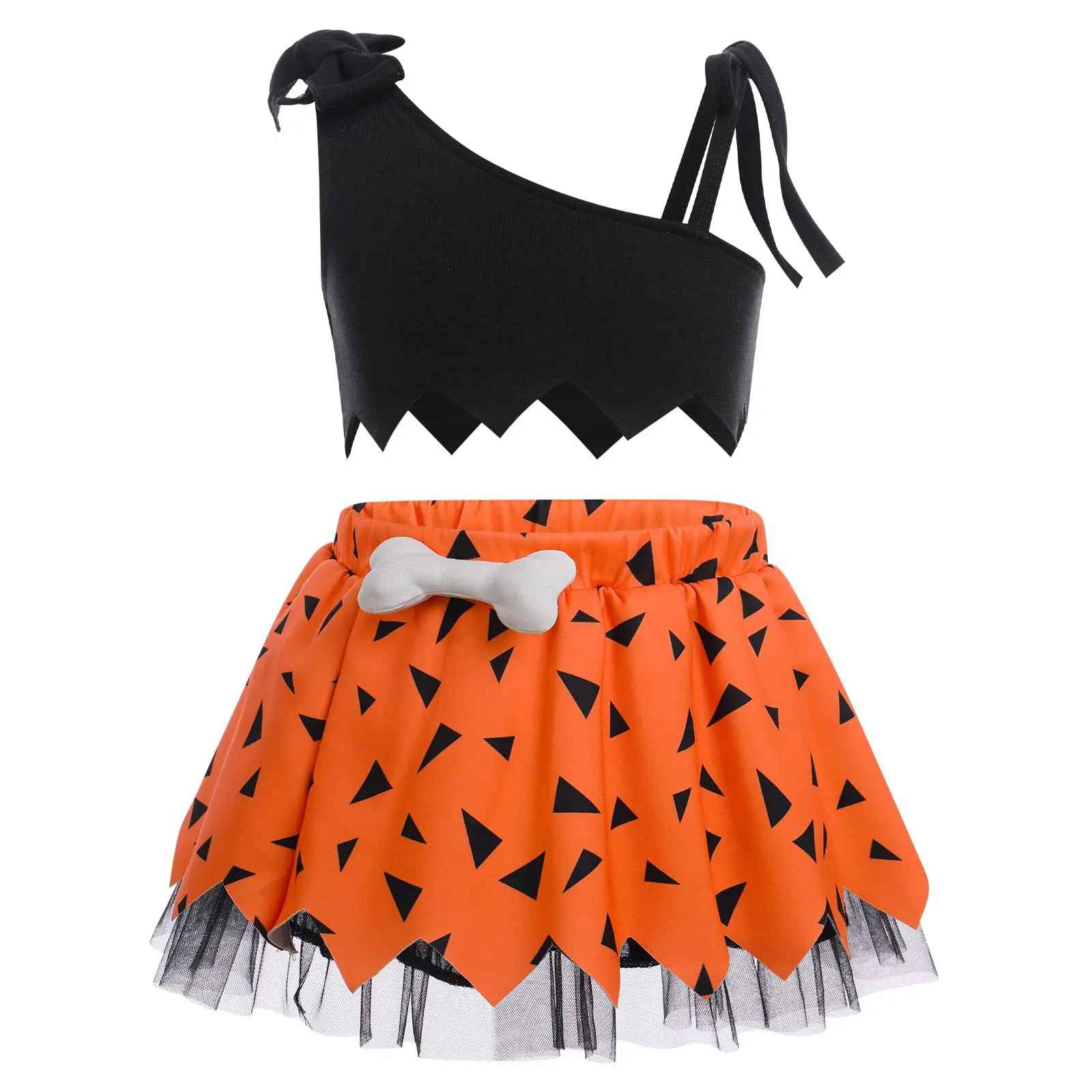 Kids Halloween Costumes, Toddler Costume, Kids Pebble Costume, Bone Stone Fancy Dress Up, Halloween Costume, Kids Caveman Costume, Flintstone Costume, Baby Girl Costume