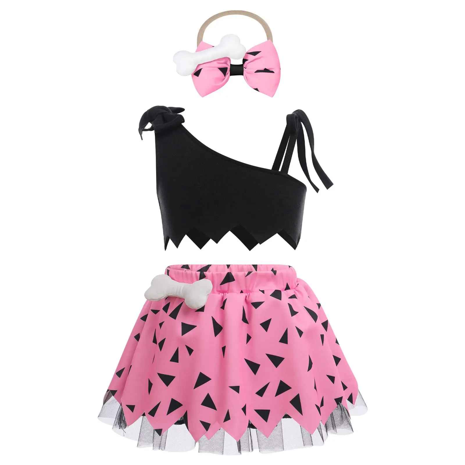 Kids Halloween Costumes, Toddler Costume, Kids Pebble Costume, Bone Stone Fancy Dress Up, Halloween Costume, Kids Caveman Costume, Flintstone Costume, Baby Girl Costume