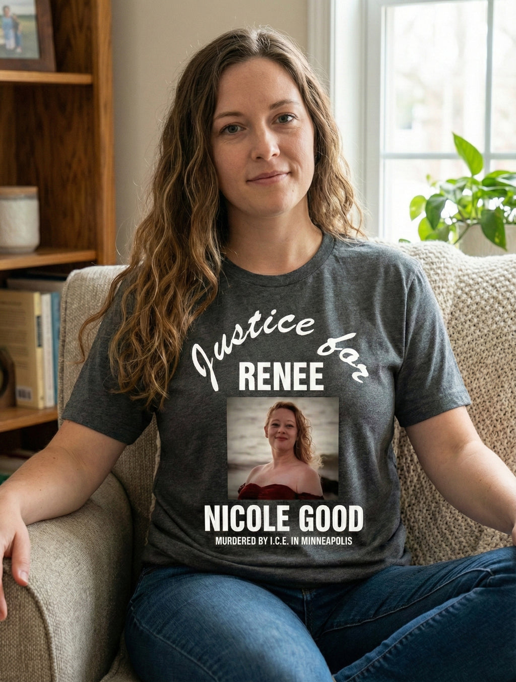 Justice for Renee Nicole Good Shirt, Minneapolis 2026 RIP Tee, Anti-ICE Protest Shirt