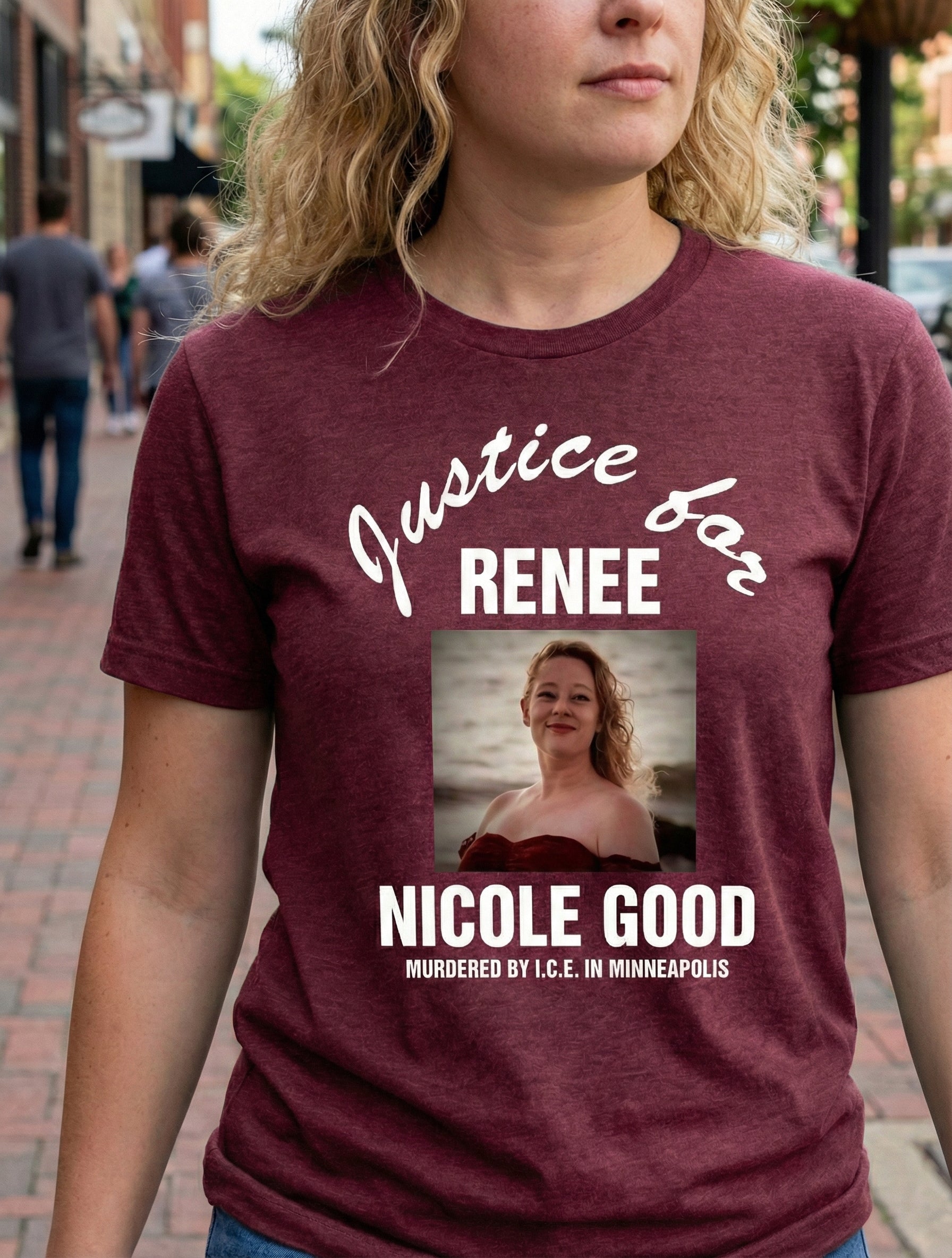Justice for Renee Nicole Good Shirt, Minneapolis 2026 RIP Tee, Anti-ICE Protest Shirt