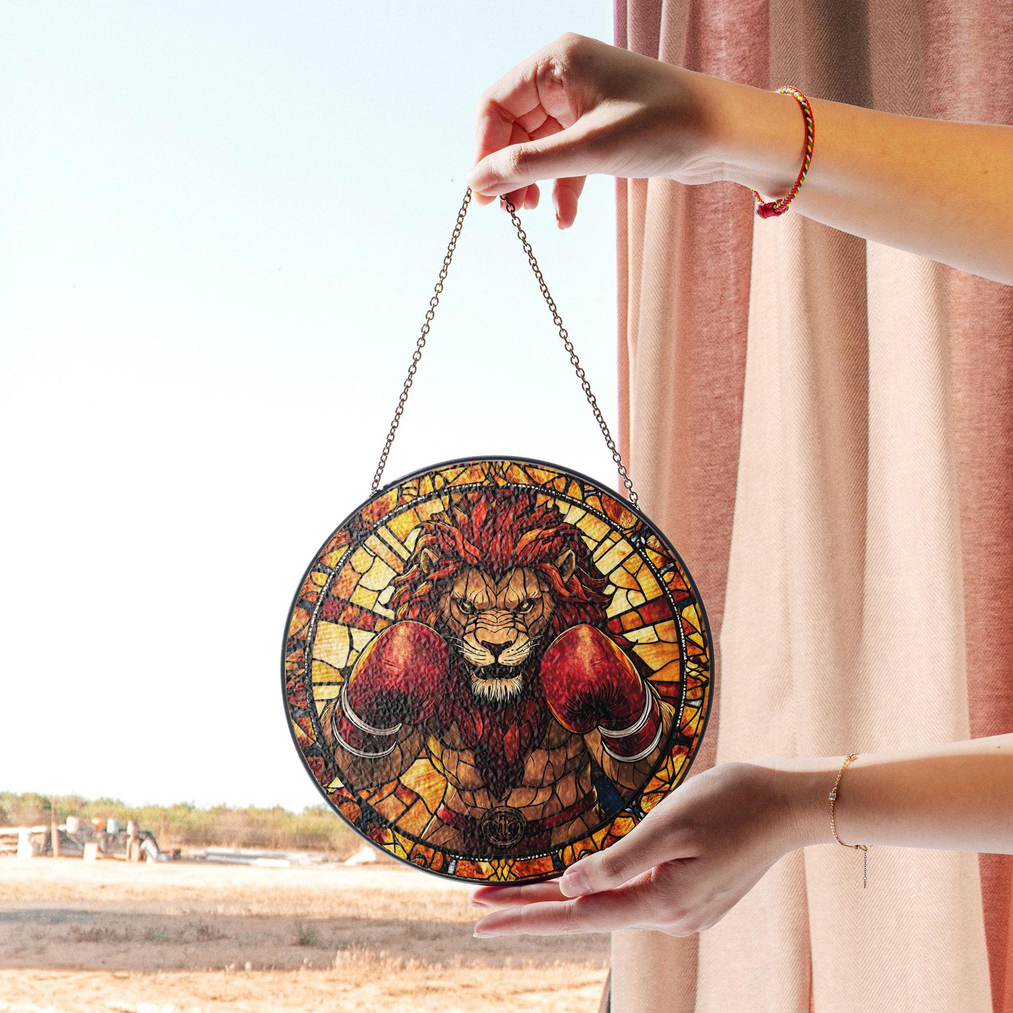 Tree Frog Stained Glass Window Hanging - Vibrant Jungle Suncatcher, Acrylic Stained Glass Style Sun Catcher, Handmade Decorative Window Hanging, Vibrant Home Ornament, Stained Glass Window Art, Sunlit Home Accent Gift