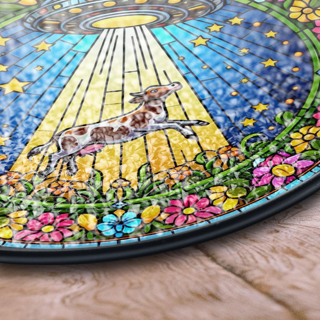 Tree Frog Stained Glass Window Hanging - Vibrant Jungle Suncatcher, Acrylic Stained Glass Style Sun Catcher, Handmade Decorative Window Hanging, Vibrant Home Ornament, Stained Glass Window Art, Sunlit Home Accent Gift