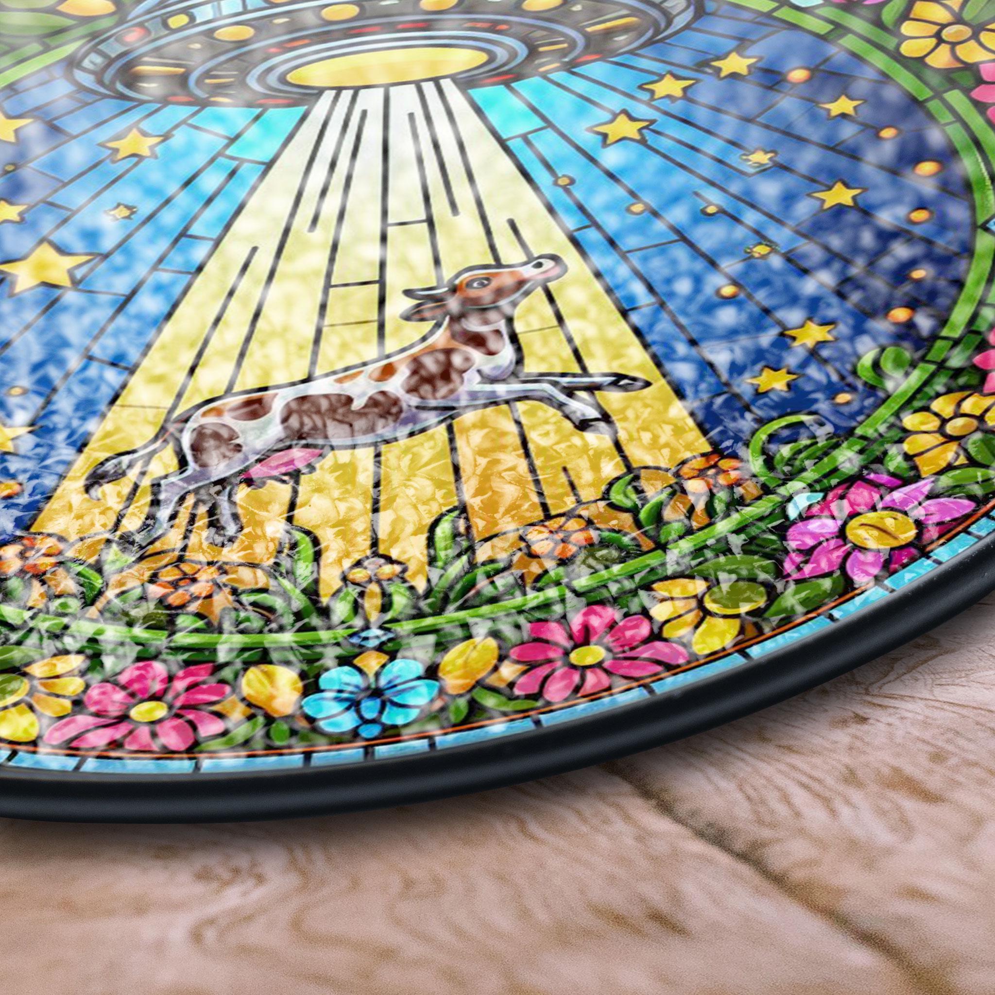 Tree Frog Stained Glass Window Hanging - Vibrant Jungle Suncatcher, Acrylic Stained Glass Style Sun Catcher, Handmade Decorative Window Hanging, Vibrant Home Ornament, Stained Glass Window Art, Sunlit Home Accent Gift