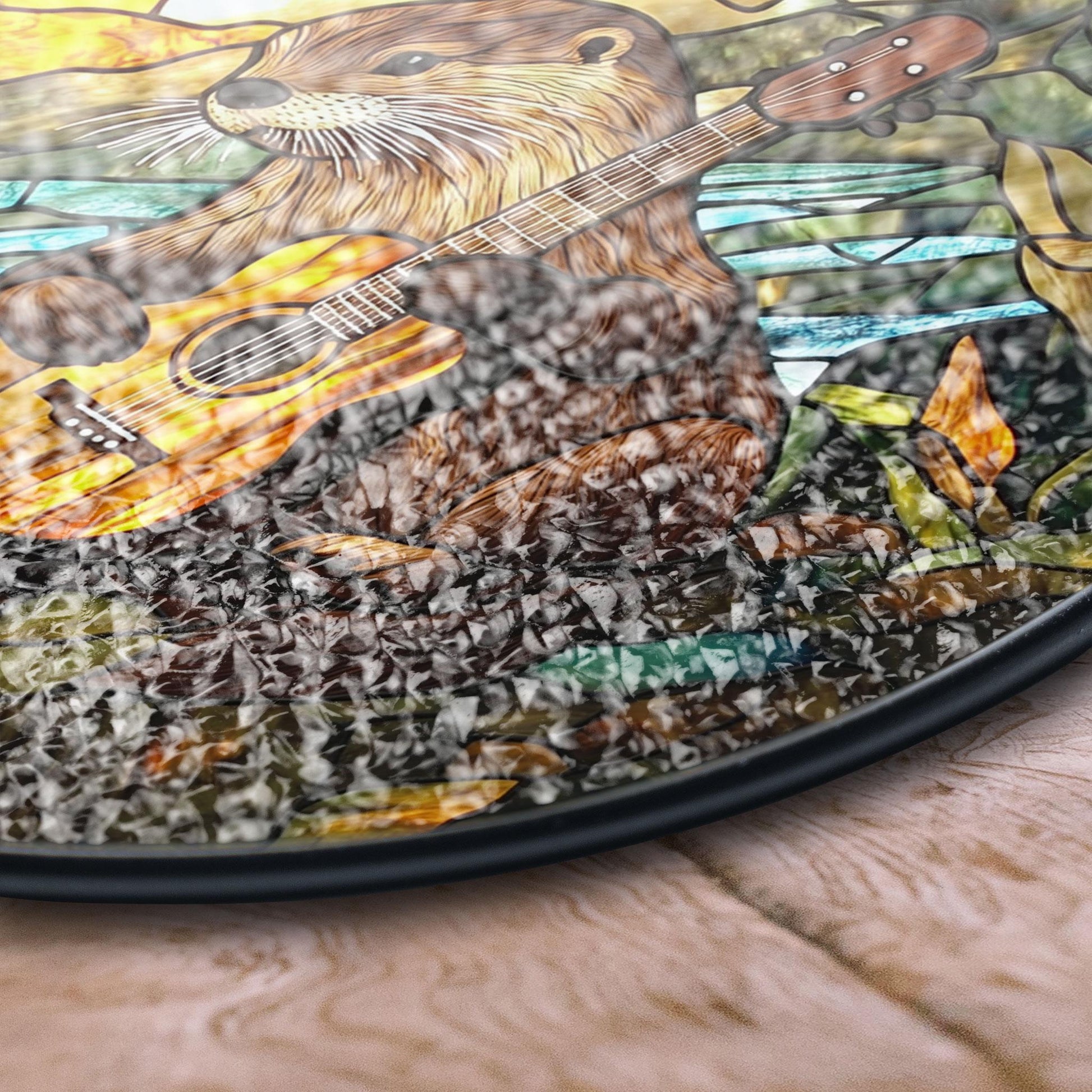 Tree Frog Stained Glass Window Hanging - Vibrant Jungle Suncatcher, Acrylic Stained Glass Style Sun Catcher, Handmade Decorative Window Hanging, Vibrant Home Ornament, Stained Glass Window Art, Sunlit Home Accent Gift