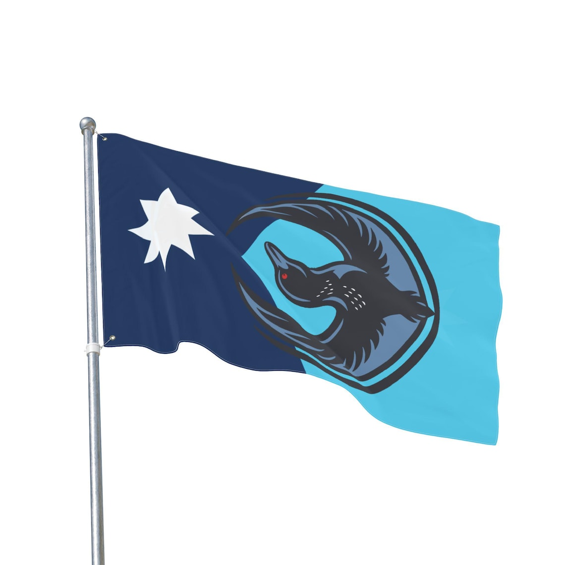 Minnesota Rebel Loon Flag – Double Sided Outdoor Yard & House Flag