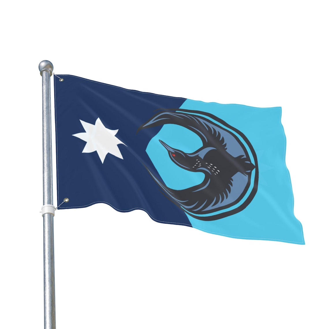 Minnesota Rebel Loon Flag – Double Sided Outdoor Yard & House Flag