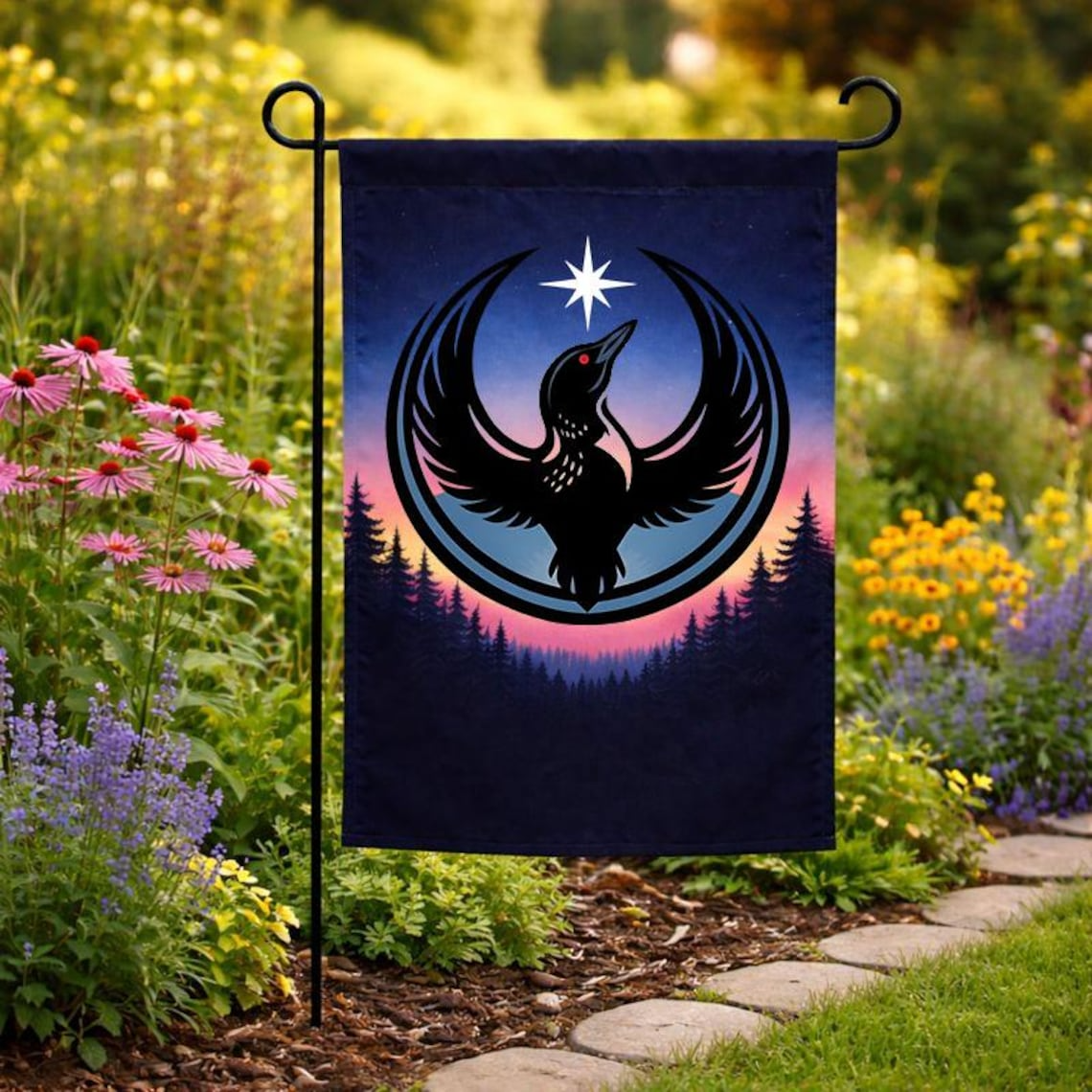 Minnesota Loon Political Garden Flag – Rebel Resistance Outdoor