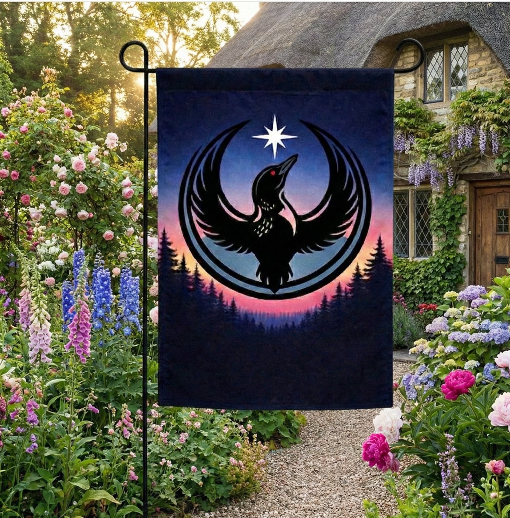 Minnesota Loon Political Garden Flag – Rebel Resistance Outdoor