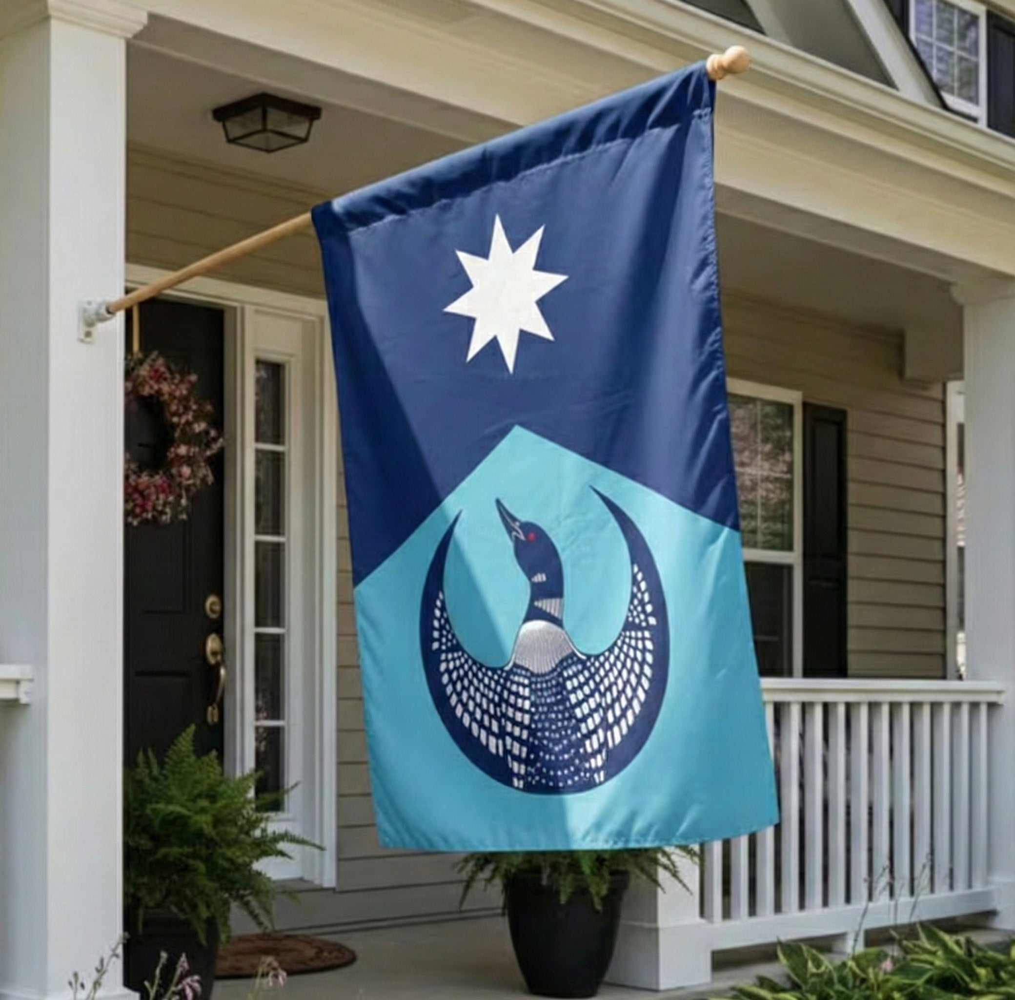 Minnesota Rebel Alliance Loon Flag – Resistance Protest Outdoor House Flag