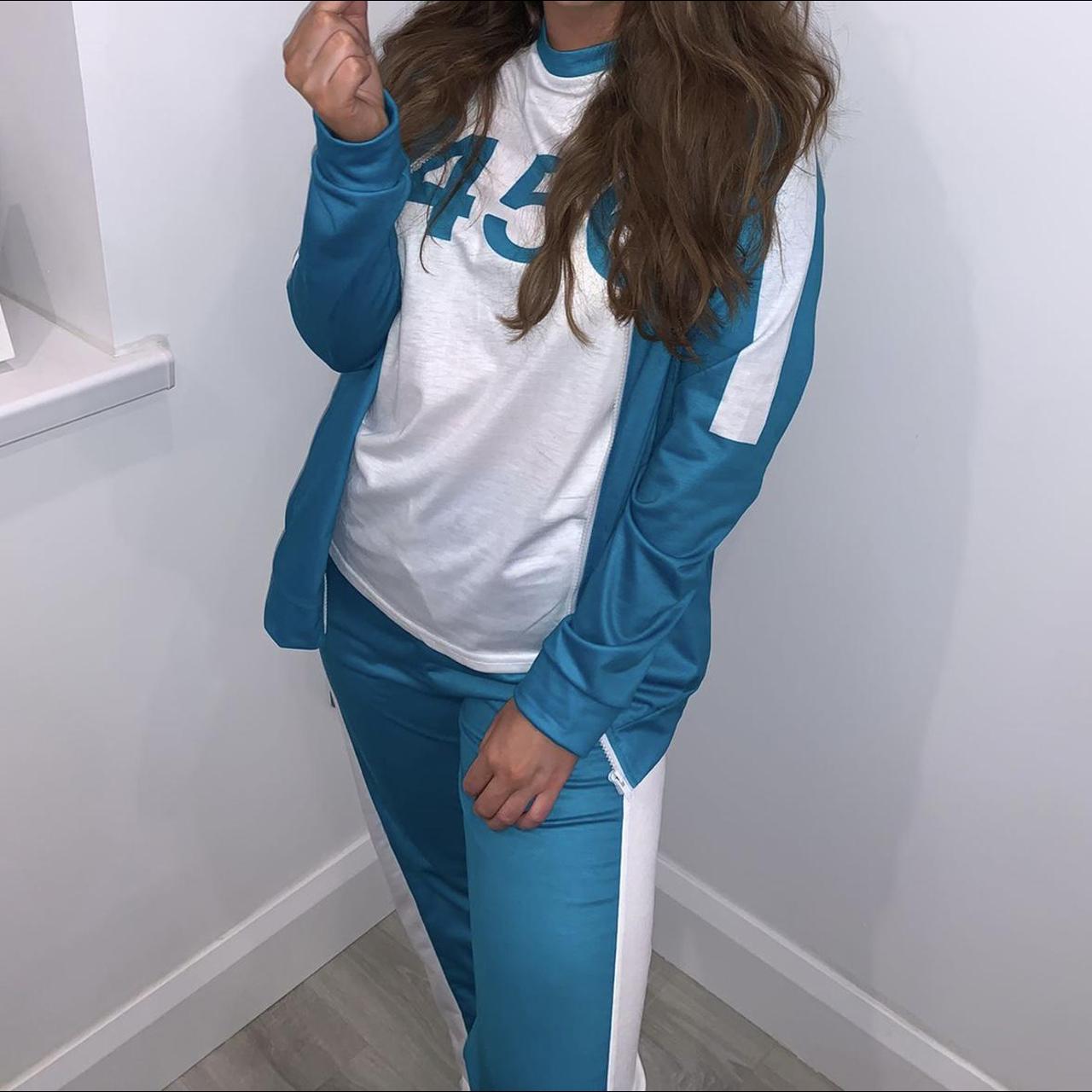 Games Cosplay Costume, Squid Game Suit, Movie Cosplay Costume, Team Blue Sports Sweatshirt