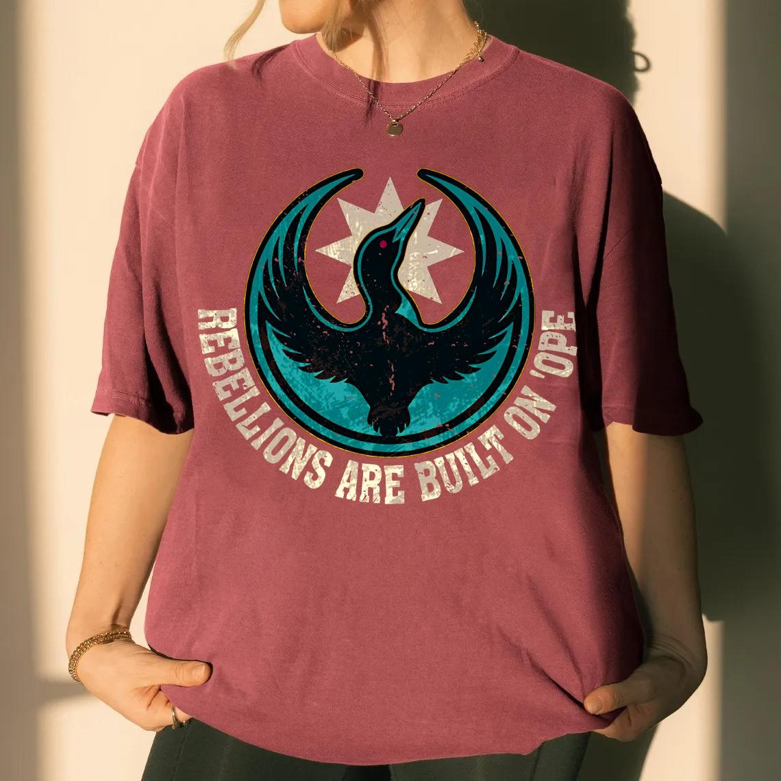 Rebel Alliance Loon Star Graphic Shirt – “Rebellions Are Built on Hope” Minnesota Tee