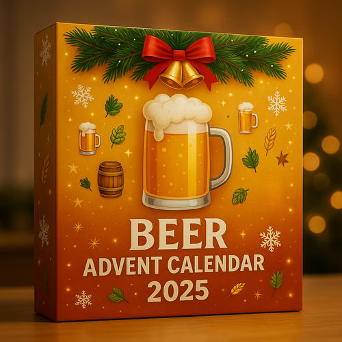 24 Beer Advent Calendar 2025, Christmas Gift for Men, Personalized Beer Box, Funny Advent Calendar for Dad, Husband, Boyfriend