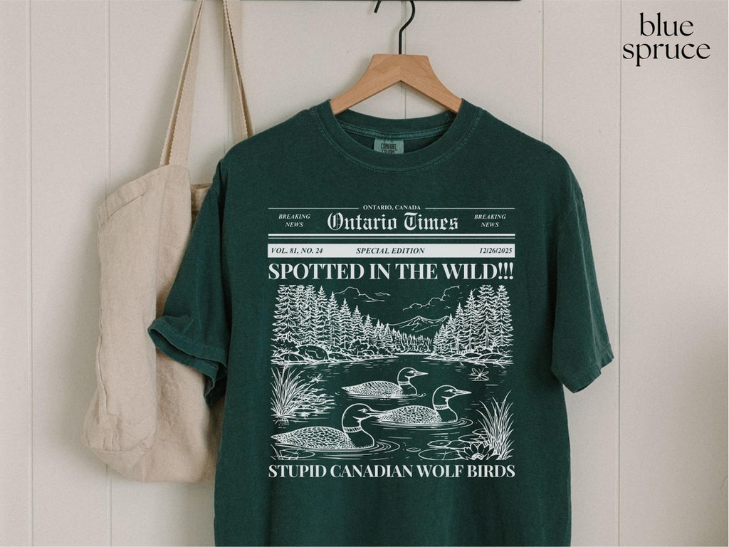 Stupid Canadian Wolf Bird Shirt, Heated Rivalry Shirt, Shane Hollander Shirt
