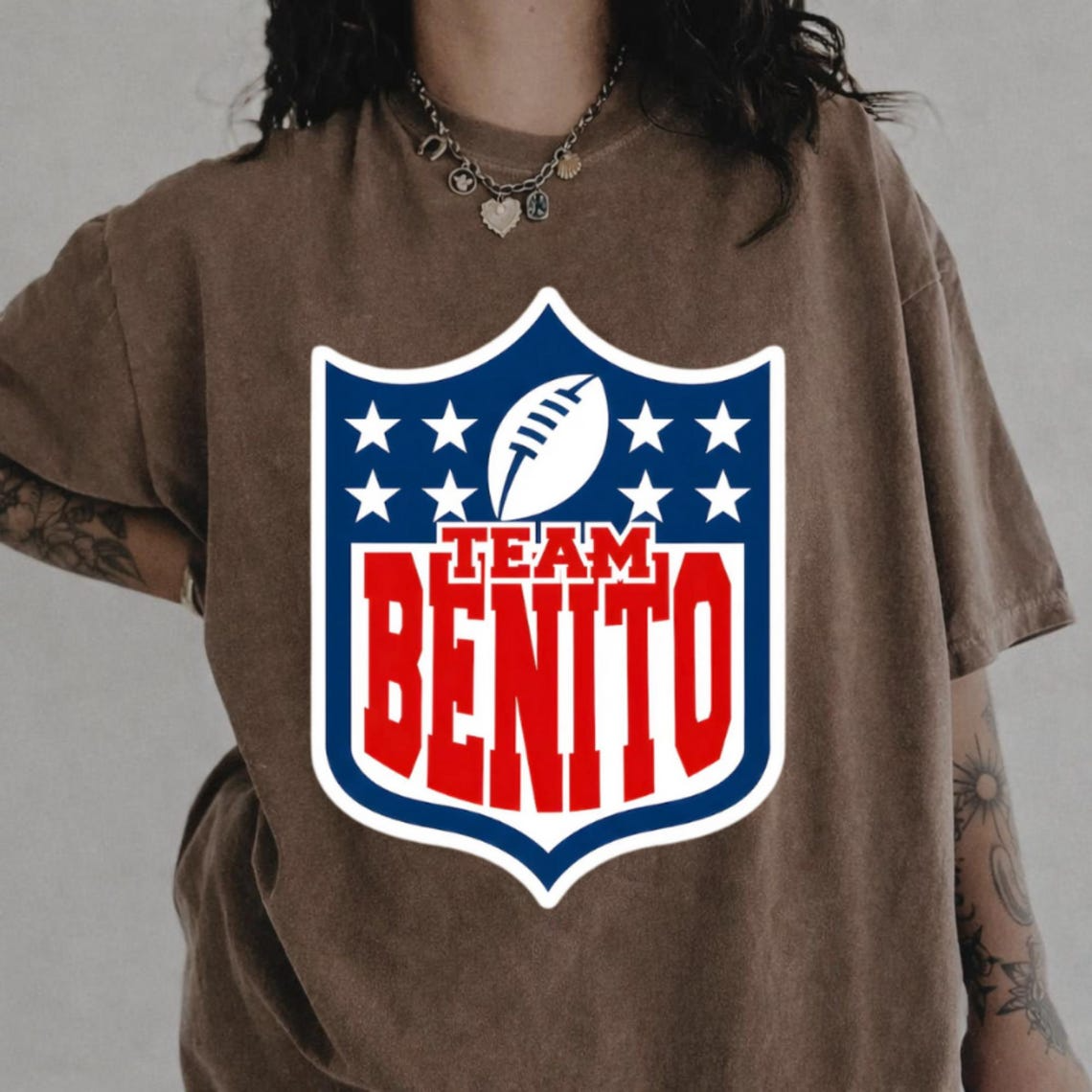 Team Benito Football Shirt – Big Game Bowl 2026 Puerto Rico Style, Unisex Sports Fan Graphic Tee