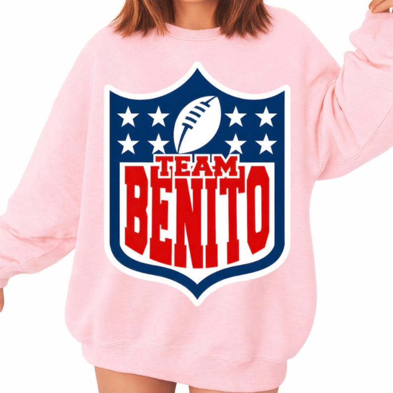 Team Benito Football Shirt – Big Game Bowl 2026 Puerto Rico Style, Unisex Sports Fan Graphic Tee