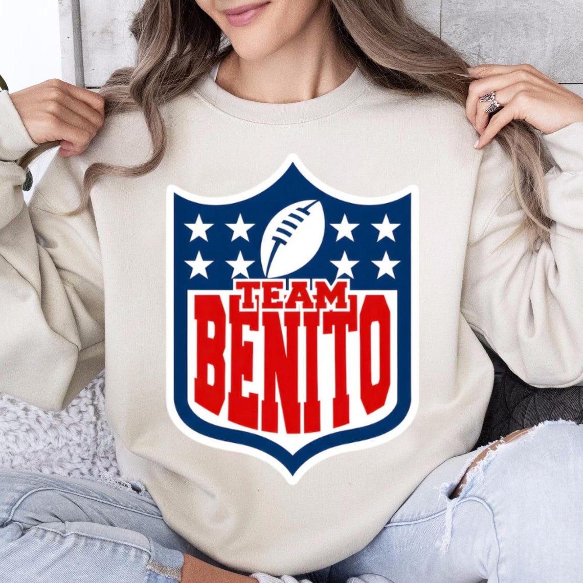 Team Benito Football Shirt – Big Game Bowl 2026 Puerto Rico Style, Unisex Sports Fan Graphic Tee