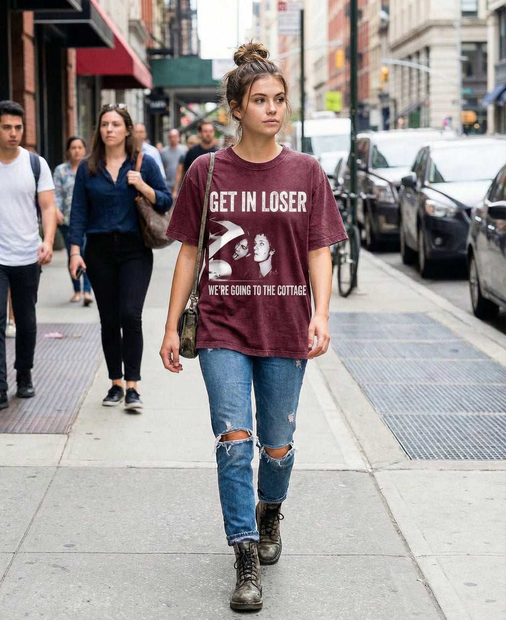 Get In Loser We’re Going To The Cottage Vintage Shirt, Heated Rivalry Inspired Tee