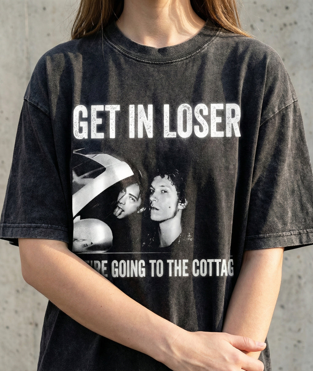 Get In Loser We’re Going To The Cottage Vintage Shirt, Heated Rivalry Inspired Tee