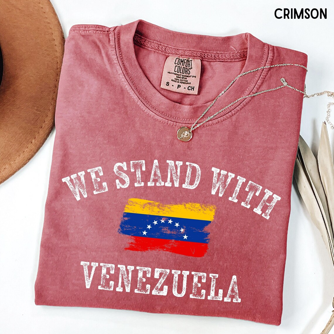 We Stand With Venezuela T-Shirt, Anti Trump Shirt, Democrat Shirt, Venezuelan Flag Solidarity Tee, Venezuela Shirt